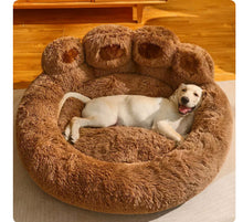 Load image into Gallery viewer, Snuggle Paw Comfy™ - Pet Bear Washable Pet Bed
