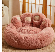 Load image into Gallery viewer, Snuggle Paw Comfy™ - Pet Bear Washable Pet Bed
